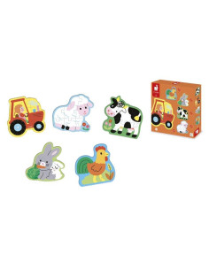 5 PUZZLES EVO LUTIVOS GRANJA 